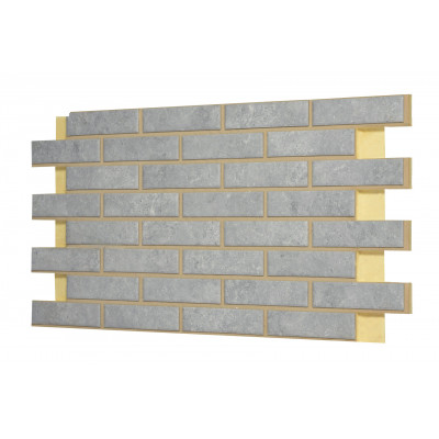 Термопанель с клинкерной плиткой BestPoint Exclusive Cement Gray 1028*616 мм цена в Москве