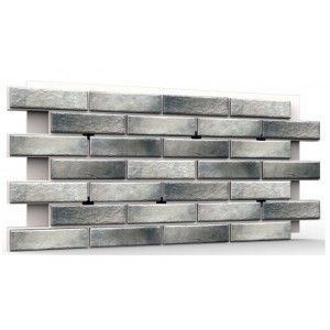 Фасадная клинкерная термопанель BestPoint Retro Brick Pepper 1150*540 мм
