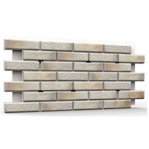 Фасадная клинкерная термопанель BestPoint Retro Brick Salt 1150*540 мм