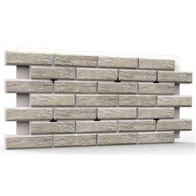 Фасадная клинкерная термопанель Cerrad Loft brick Salt 1150*540 мм цена в Москве