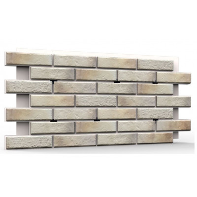 Фасадная клинкерная термопанель Cerrad Retro brick Salt 1150*540 мм цена в Москве
