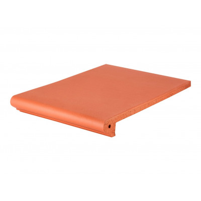 Клинкерная ступень флорентийская Agrob Buchtal Naturkeramik Naturrot 070S-9330, 240x350x14 мм цена в Москве