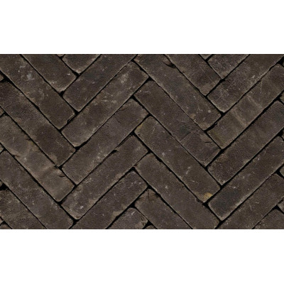 Клинкерная брусчатка Penter Nero tumbled, 200x50x85 мм цена в Москве
