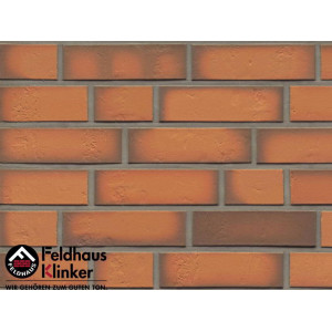 Клинкерная плитка Feldhaus Klinker R718NF accudo terracotta vivo, NF14 240*71*14 мм