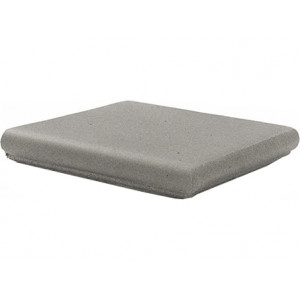 Клинкерная ступень угловая CANADA GRES Natura 013 Grey, 330x330x18 мм