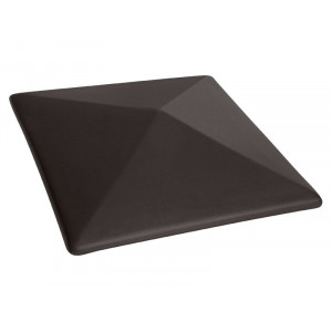 Колпак для столбов забора King Klinker Вулканический черный (18) Volcanic black 400, 400x400x90 мм