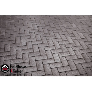 Клинкерная брусчатка Feldhaus Klinker P609KF umbra ferrum, антрацитовый с фиолетовым нагаром, с оттенками, 200*100*45 мм Клинкерная брусчатка Feldhaus Klinker P609KF umbra ferrum, антрацитовый с фиолетовым нагаром, с оттенками, 200*100*45 мм