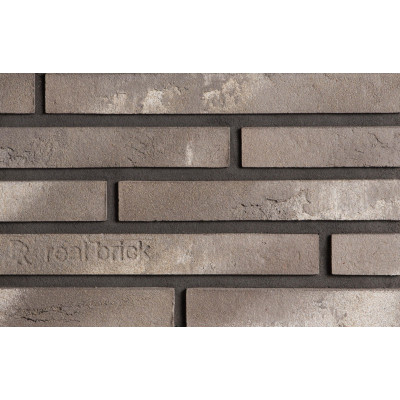 Минеральный кирпич ручной формовки REAL BRICK Дымчатый Базовый, 0.5 Ригель 440x50x50 мм цена в Москве