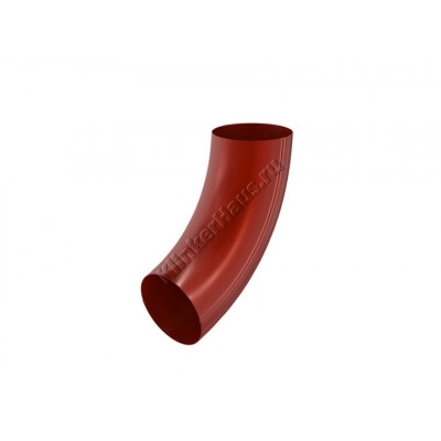 Колено трубы Aquasystem D100 мм, GreenCoat Pural BT, RR 29 (красный) цена в Москве