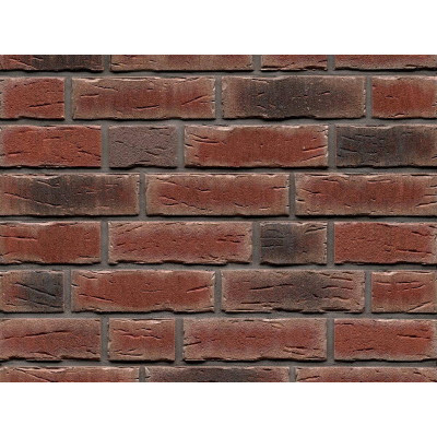 Облицовочный кирпич ручной формовки Feldhaus Klinker K663NF sintra cerasi nelino, NF 240*115*71 мм цена в Москве