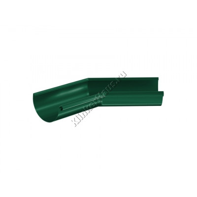 Угол 135 гр внутренний Aquasystem D125 мм, GreenCoat Pural BT, RAL 6005 (зеленый) цена в Москве