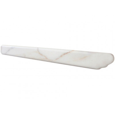 Клинкерная накладка на флорентийскую ступень лев./прав. Exagres Marbles Calacatta remate peld fior 33x3, 330x30x7.5 мм цена в Москве