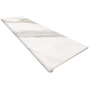 Клинкерная ступень флорентинер 120 Exagres Marbles Calacatta peldano ml 120, 1200x330x30x12 мм