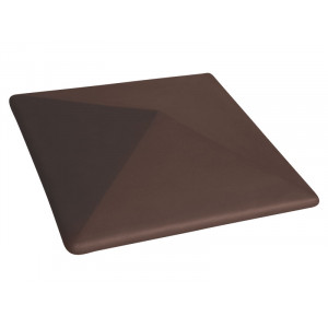 Колпак для столбов забора King Klinker Коричневый (03) Natural brown 400, 400x400x90 мм
