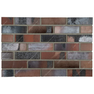 Клинкерный кирпич для фасада Feldhaus Klinker K570NF carbona ardor coloratus, NF 240x115x71 мм