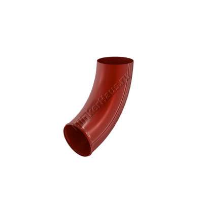 Колено сливное Aquasystem D100 мм, GreenCoat Pural BT, RR 29 (красный) цена в Москве