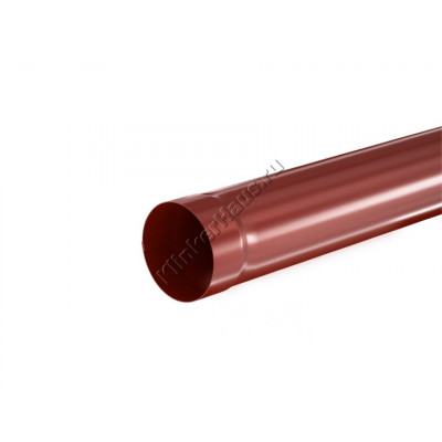 Труба водосточная 3м Aquasystem D100 мм, GreenCoat Pural BT, RR 29 (красный) цена в Москве