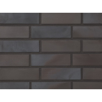 Клинкерная фасадная плитка Stroeher Keravette 0783 metallic black, ex.2110(336), NF11 240*71*11 мм цена в Москве