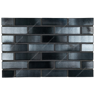Клинкерный кирпич для фасада Feldhaus Klinker K518NF geo platinum liso, NF 240x115x71 мм цена в Москве