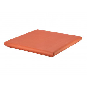 Клинкерная ступень угловая флорентийская Agrob Buchtal Naturkeramik Naturrot 070S-9335, 350x350x14 мм