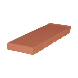 Клинкерный водоотлив King Klinker Титан красный Window sill Tytan, 160x105x28 мм