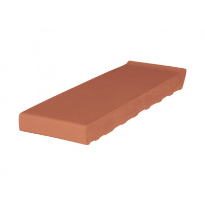 Клинкерный водоотлив King Klinker Титан красный Window sill Tytan, 160x105x28 мм цена в Москве