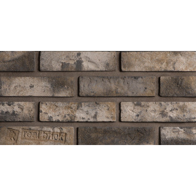 Минеральный кирпич ручной формовки REAL BRICK Графитовый Loft, 0.5NF 250x60x65 мм цена в Москве
