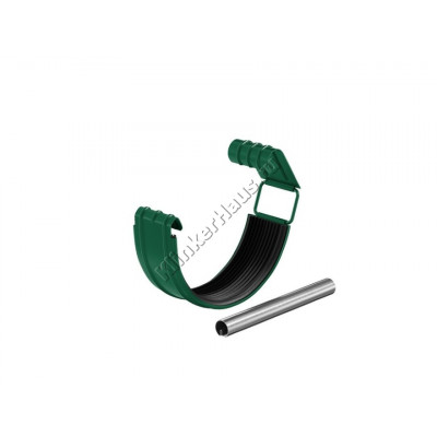Соединитель желоба Aquasystem D150 мм, GreenCoat Pural BT, RAL 6005 (зеленый) цена в Москве