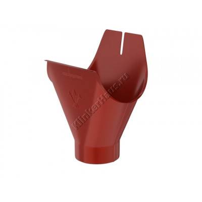 Воронка желоба Aquasystem D125 мм, GreenCoat Pural BT, RR 29 (красный) цена в Москве