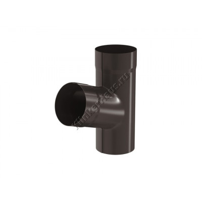 Тройник Aquasystem D100 мм, GreenCoat Pural BT, RR 32 (коричневый) цена в Москве