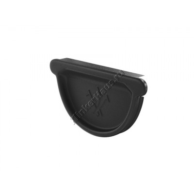 Заглушка Aquasystem D125 мм, GreenCoat Pural BT matt, RR 33 (черный) цена в Москве