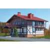 Цементно-песчаная черепица BRAAS (Россия) Франкфуртская, Красный, 420x330 мм цена в Москве