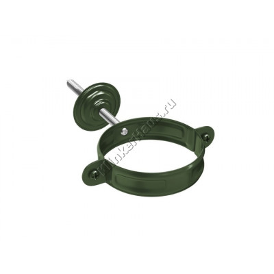 Хомут держатель трубы Aquasystem D100 мм, GreenCoat Pural BT, RR 11 (зеленый) цена в Москве