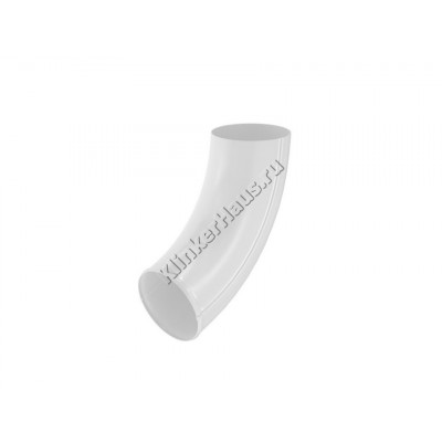 Колено сливное Aquasystem D100 мм, GreenCoat Pural BT, RR 20 (белый) цена в Москве