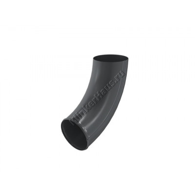 Колено сливное Aquasystem D90 мм, GreenCoat Pural BT, RR 23 (серый) цена в Москве