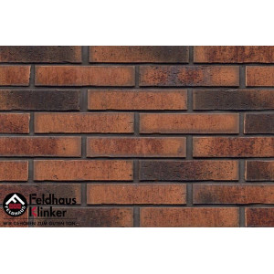 Состаренная клинкерная плитка Feldhaus Klinker R767DF14 vascu terracotta locata , DF14 240*52*14 мм