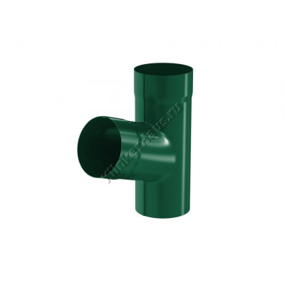 Тройник Aquasystem D100 мм, GreenCoat Pural BT, RAL 6005 (зеленый) цена в Москве