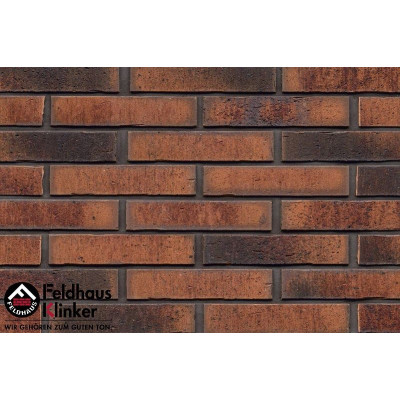 Состаренная клинкерная плитка Feldhaus Klinker R767DF11 vascu terracotta locata , DF11 240*52*11 мм цена в Москве