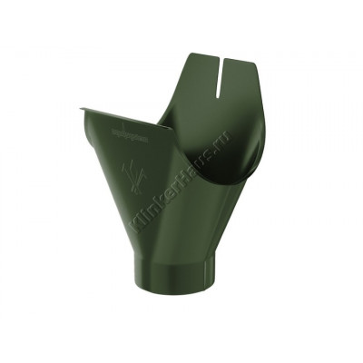 Воронка желоба Aquasystem D125 мм, GreenCoat Pural BT, RR 11 (зеленый) цена в Москве