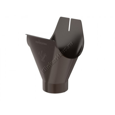 Воронка желоба Aquasystem D125 мм, GreenCoat Pural BT, RR 32 (коричневый) цена в Москве