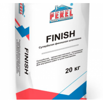 Полимерная шпатлевка Perel Finish 0655 мешок 20 кг цена в Москве